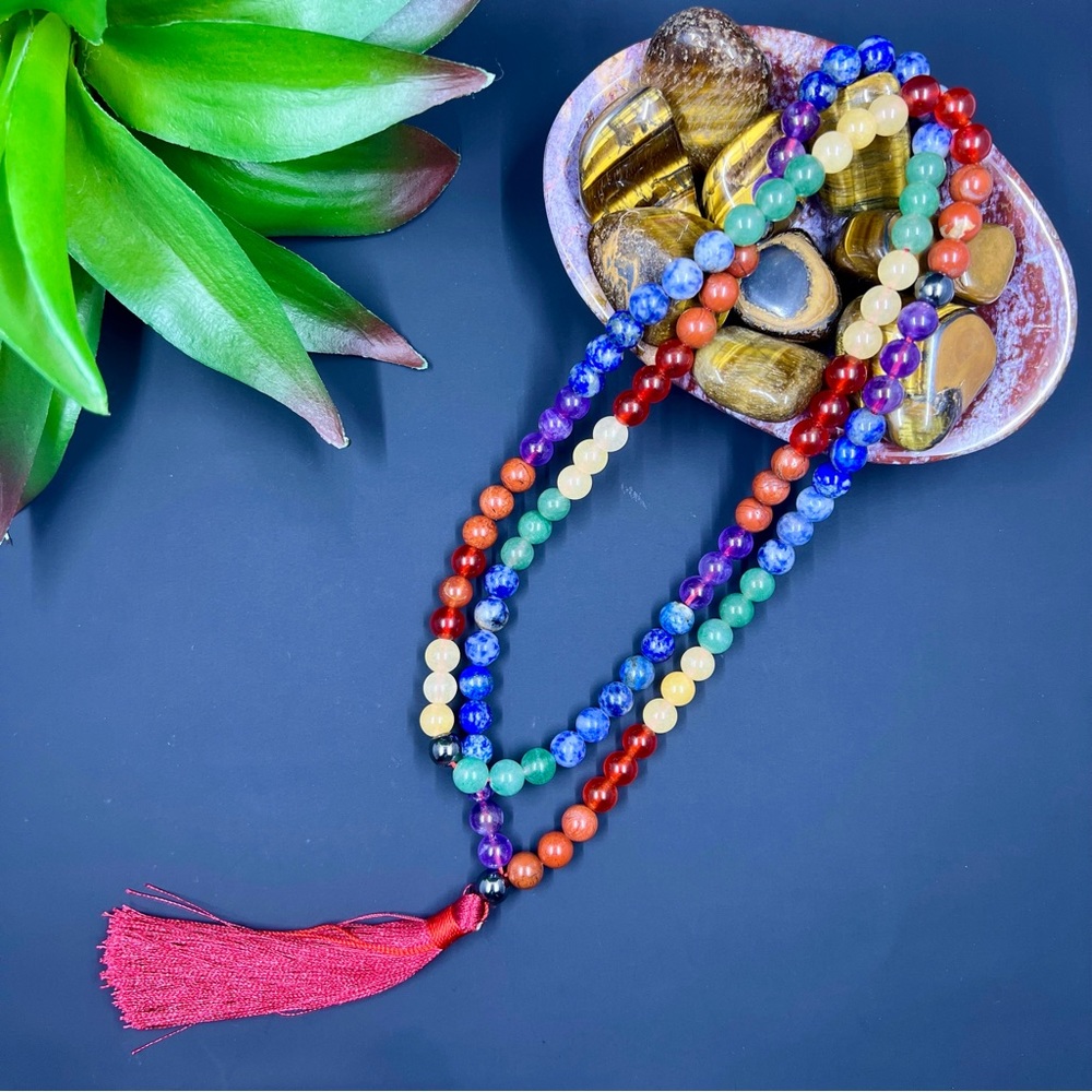 Chakra Mala Bead Necklace